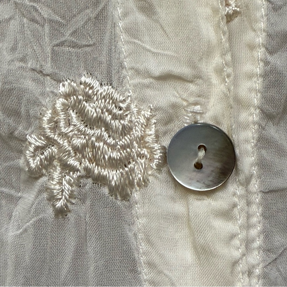 Johnny Was Embroidered Blouse size XL - Picture 6 of 14